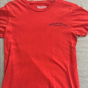 Margaritaville Red Short Sleeve Tee Vibrant Casual Style
